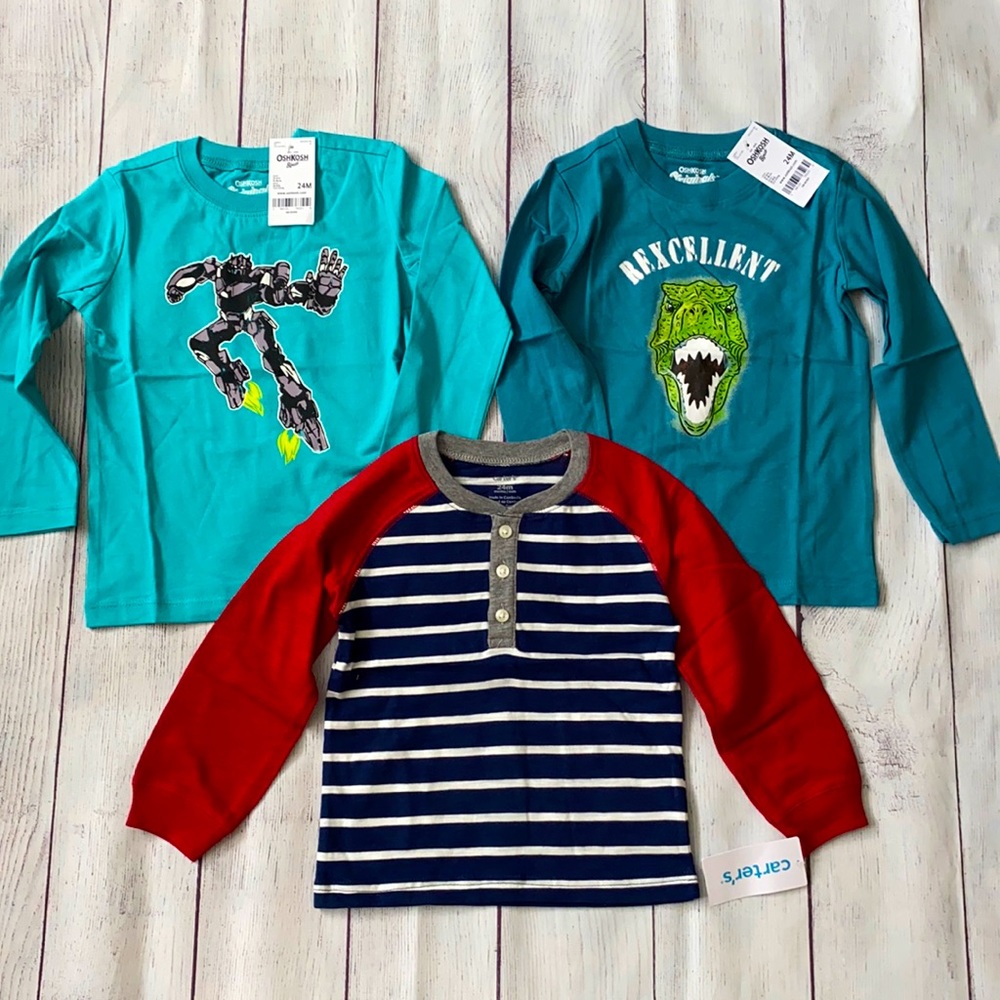 Carter’s and OshKosh 24 Months Boys T-shirt Lot